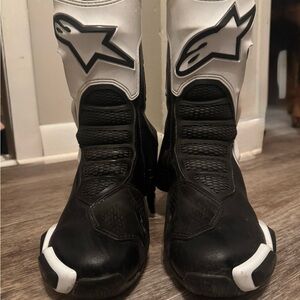 Alpinestars Black and White Women's Shoes